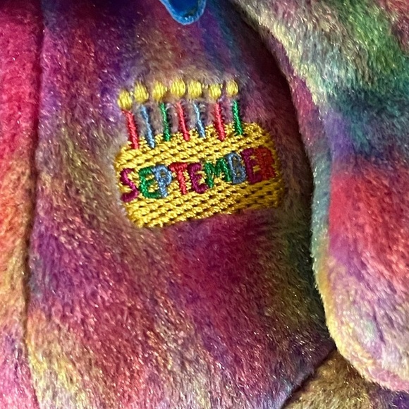 Lot of 2 Vintage Ty Beanie Boppers Birthday Bears – August & September - Picture 6 of 10